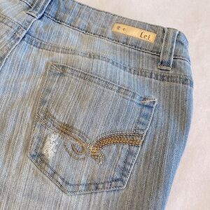 LEI Y2K 90’s Flare Jeans Regular Juniors Sophia Hipster Stretch Size 9 x 31”